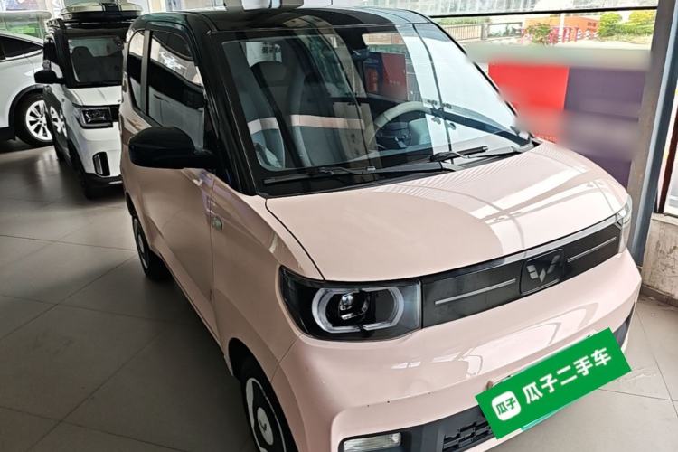 Used Wuling Hongguang MINIEV 2022 Macaron Fashion Edition Lithium-Nickel-Cobalt-Alpha-oxide Front Right 45 Deg