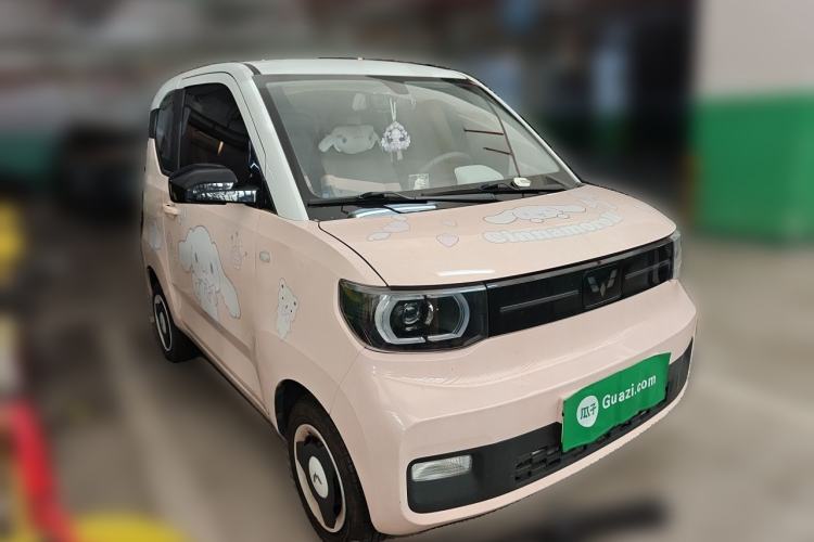 Used Wuling Hongguang MINIEV 2022 Macaron Fashion Edition Lithium-Nickel-Cobalt-Alpha-oxide Front Right 45 Deg