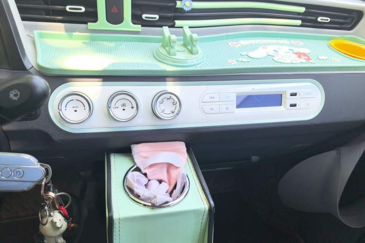 Used Wuling Hongguang MINIEV 2022 Macaron Fashion Model Lithium Iron Phosphate Audio And AC Panel