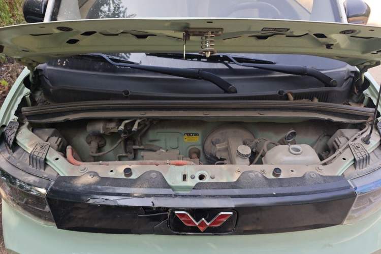 Used Wuling Hongguang MINIEV 2022 Macaron Fashion Model Lithium Iron Phosphate Engine Bay