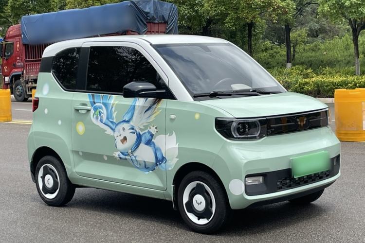 Used Wuling Hongguang MINIEV 2022 Macaron Fashion Model Lithium Iron Phosphate Exterior 12