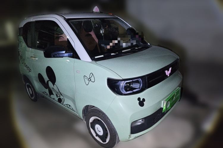 Used Wuling Hongguang MINIEV 2022 Macaron Fashion Model Lithium Iron Phosphate Front Right 45 Deg