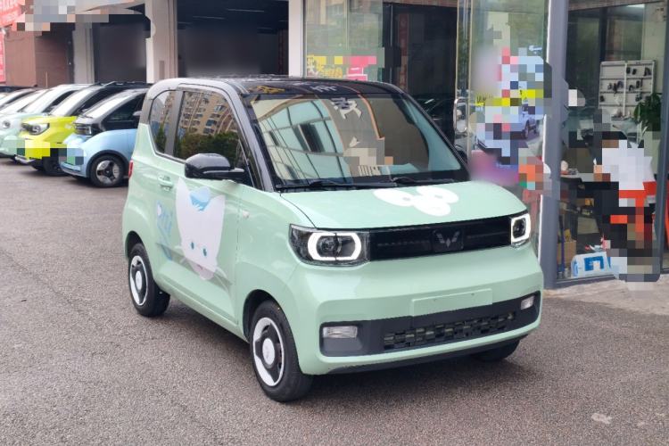 Used Wuling Hongguang MINIEV 2022 Macaron Premium Model – Lithium Ternary Battery Front Right 45 Deg