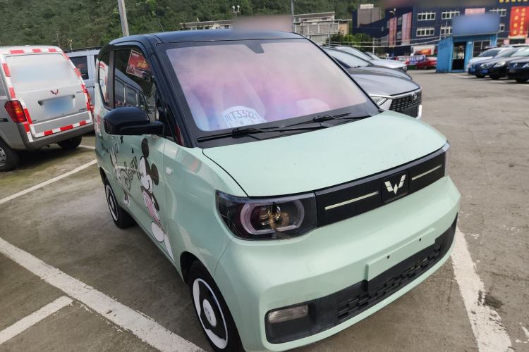 Used Wuling Hongguang MINIEV 2022 Macaron Premium Model – Lithium Ternary Battery Front Right 45 Deg