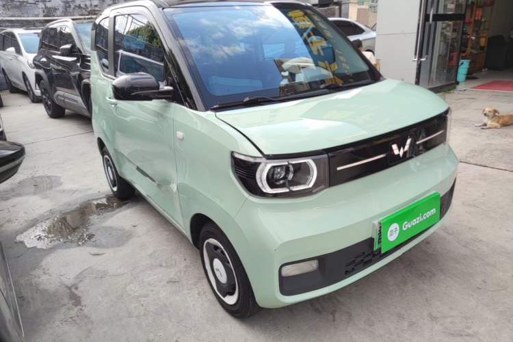 Used Wuling Hongguang MINIEV 2022 Macaron Premium Model – Lithium Iron Phosphate Front Right 45 Deg