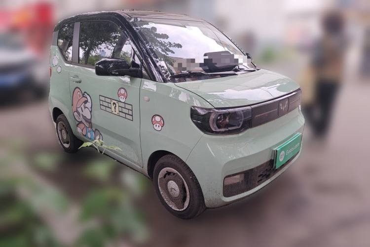 Used Wuling Hongguang MINIEV 2022 Macaron Fashion Model Lithium Iron Phosphate Front Right 45 Deg