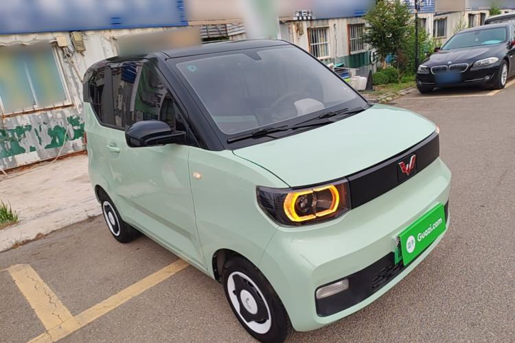 Used Wuling Hongguang MINIEV 2022 Macaron Premium Model – Lithium Iron Phosphate Front Right 45 Deg