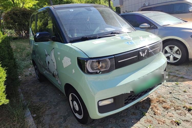 Used Wuling Hongguang MINIEV 2022 Macaron Premium Model – Lithium Iron Phosphate Front Right 45 Deg