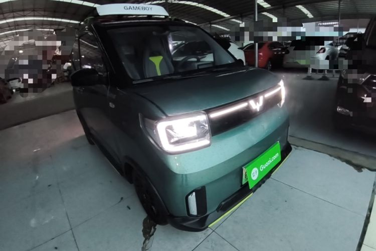 Used Wuling Hongguang MINIEV 2022 GAMEBOY 300km Enthusiast Model with Lithium Iron Phosphate Front Right 45 Deg