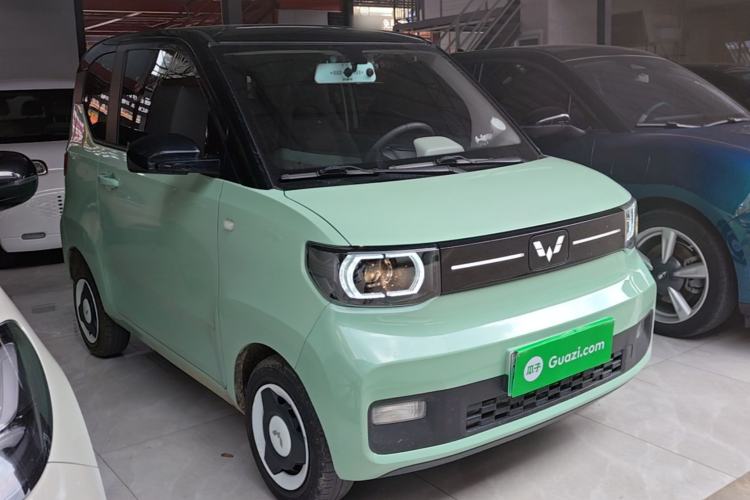 Used Wuling Hongguang MINIEV 2022 Macaron Premium Model – Lithium Iron Phosphate Front Right 45 Deg