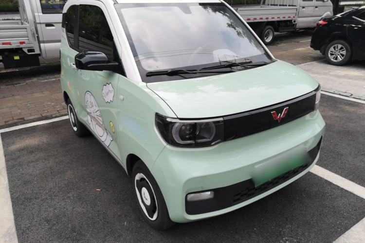 Used Wuling Hongguang MINIEV 2022 Macaron Premium Model – Lithium Ternary Battery Front Right 45 Deg