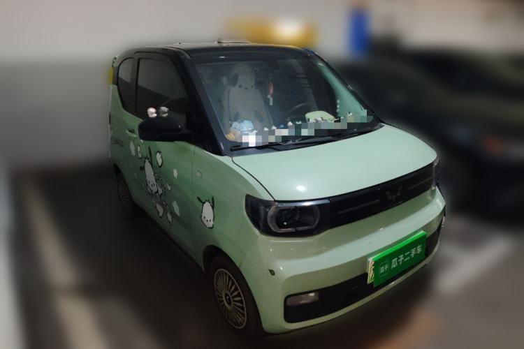 Used Wuling Hongguang MINIEV 2022 Macaron Fashion Model Lithium Iron Phosphate Front Right 45 Deg