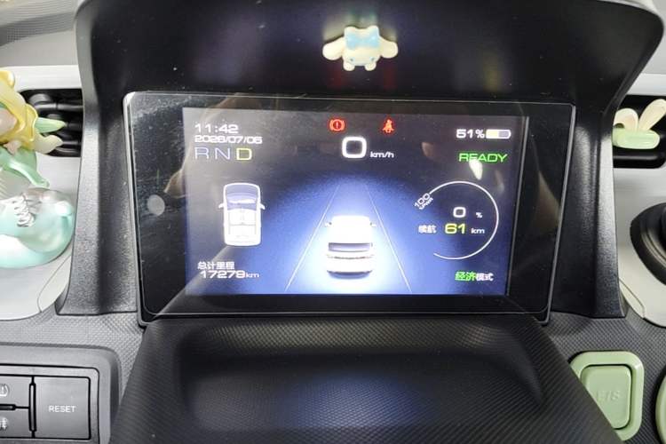 Used Wuling Hongguang MINIEV 2022 Macaron Fashion Model Lithium Iron Phosphate Instrument Cluster