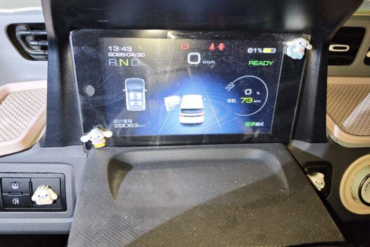 Used Wuling Hongguang MINIEV 2022 Macaron Fashion Model Lithium Iron Phosphate Odometer Close Up