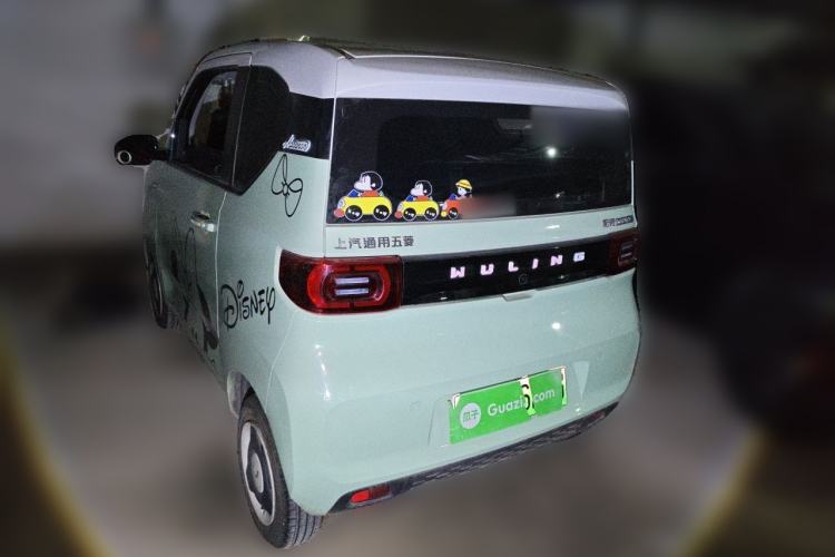 Used Wuling Hongguang MINIEV 2022 Macaron Fashion Model Lithium Iron Phosphate Rear Left 45 Deg