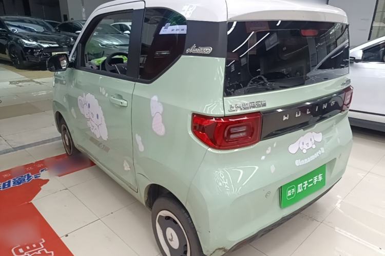 Used Wuling Hongguang MINIEV 2022 Macaron Premium Model – Lithium Ternary Battery Rear Left 45 Deg
