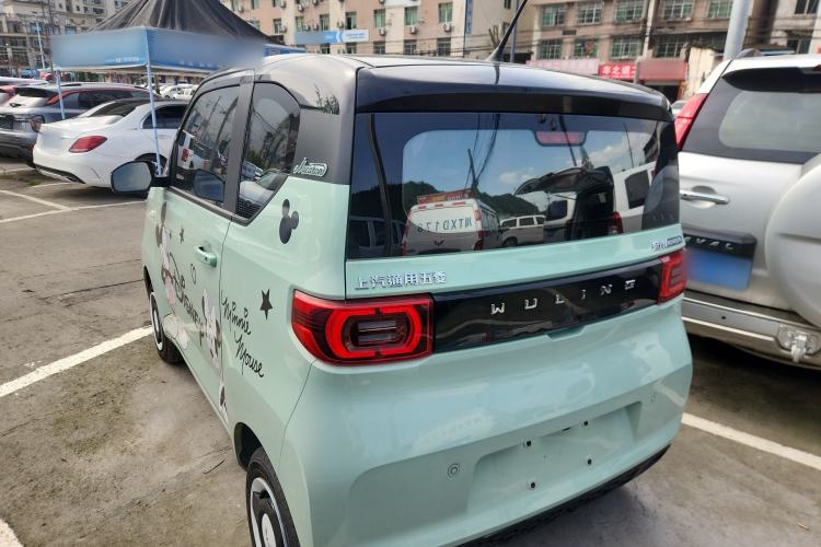Used Wuling Hongguang MINIEV 2022 Macaron Premium Model – Lithium Ternary Battery Rear Left 45 Deg