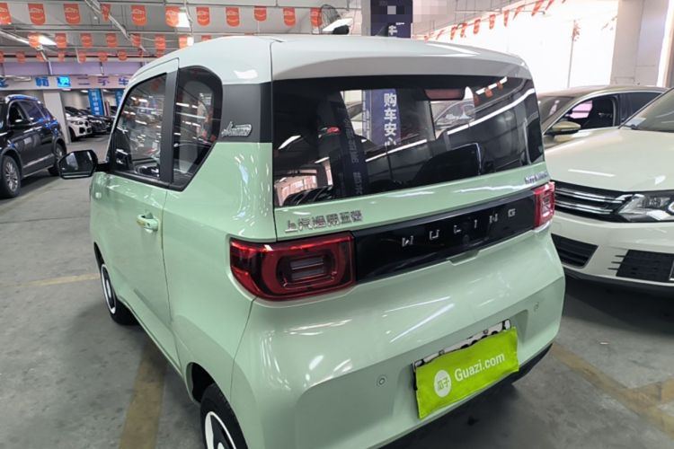 Used Wuling Hongguang MINIEV 2022 Macaron Fashion Model Lithium Iron Phosphate Rear Left 45 Deg