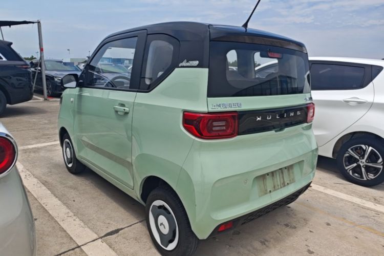 Used Wuling Hongguang MINIEV 2022 Macaron Fashion Model Lithium Iron Phosphate Rear Left 45 Deg