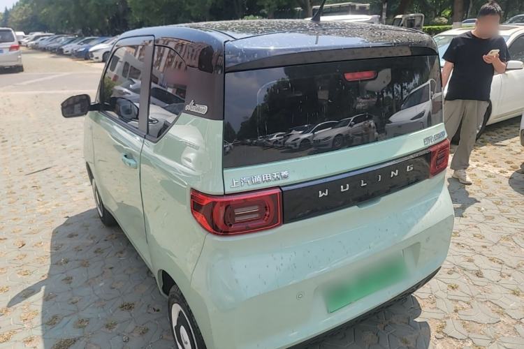 Used Wuling Hongguang MINIEV 2022 Macaron Fashion Model Lithium Iron Phosphate Rear Left 45 Deg