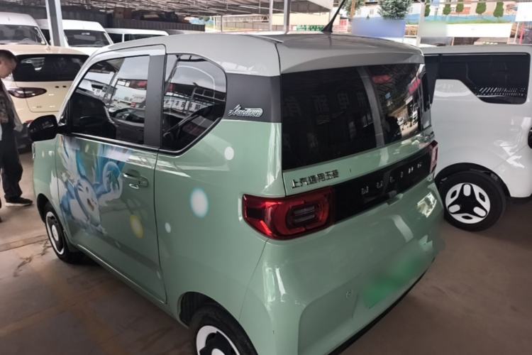 Used Wuling Hongguang MINIEV 2022 Macaron Fashion Model Lithium Iron Phosphate Rear Left 45 Deg