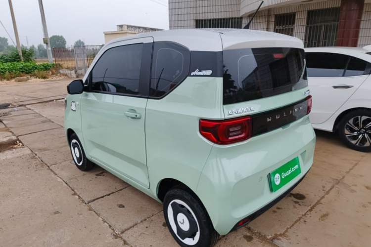 Used Wuling Hongguang MINIEV 2022 Macaron Fashion Model Lithium Iron Phosphate Rear Left 45 Deg