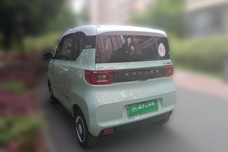 Used Wuling Hongguang MINIEV 2022 Macaron Premium Model – Lithium Ternary Battery Rear Left 45 Deg