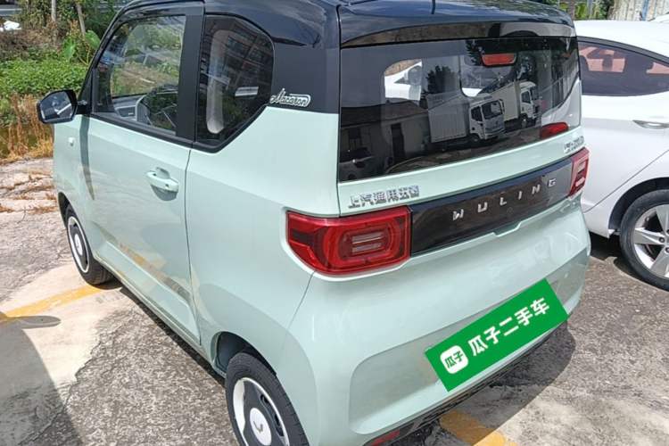 Used Wuling Hongguang MINIEV 2022 Macaron Premium Model – Lithium Iron Phosphate Rear Left 45 Deg