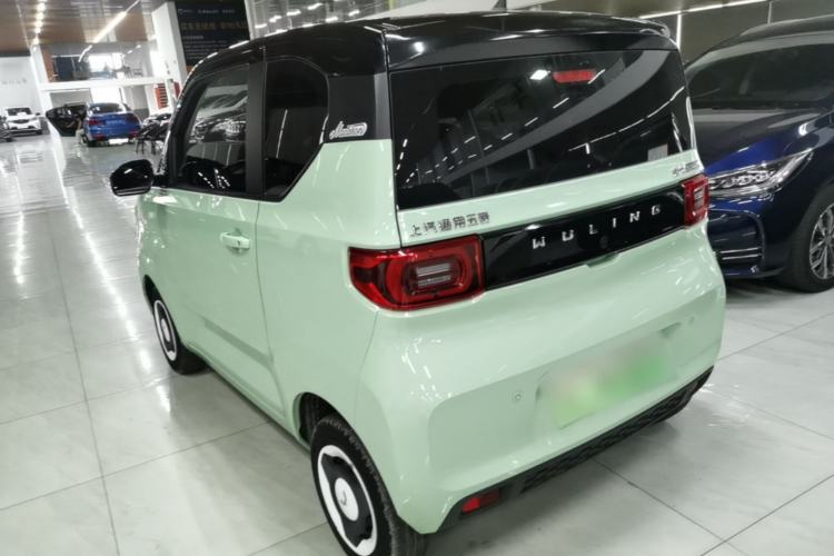 Used Wuling Hongguang MINIEV 2022 Macaron Fashion Model Lithium Iron Phosphate Rear Left 45 Deg
