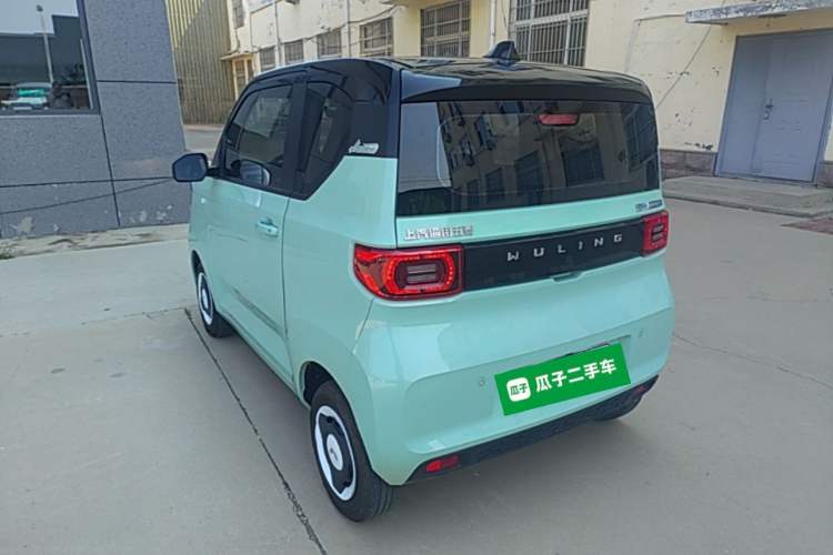 Used Wuling Hongguang MINIEV 2022 Macaron Fashion Edition Lithium-Nickel-Cobalt-Alpha-oxide Rear Left 45 Deg