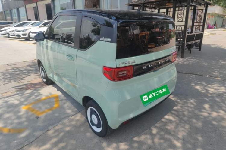 Used Wuling Hongguang MINIEV 2022 Macaron Fashion Model Lithium Iron Phosphate Rear Left 45 Deg