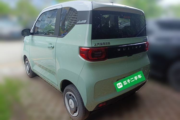 Used Wuling Hongguang MINIEV 2022 Macaron Fashion Model Lithium Iron Phosphate Rear Left 45 Deg