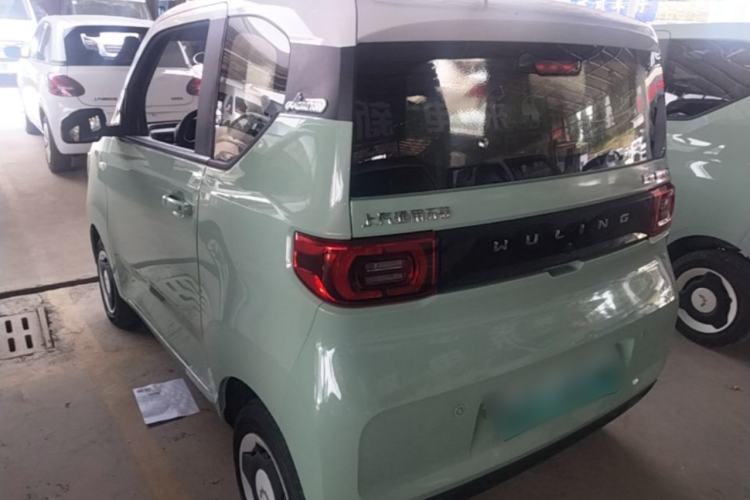 Used Wuling Hongguang MINIEV 2022 Macaron Fashion Model Lithium Iron Phosphate Rear Left 45 Deg