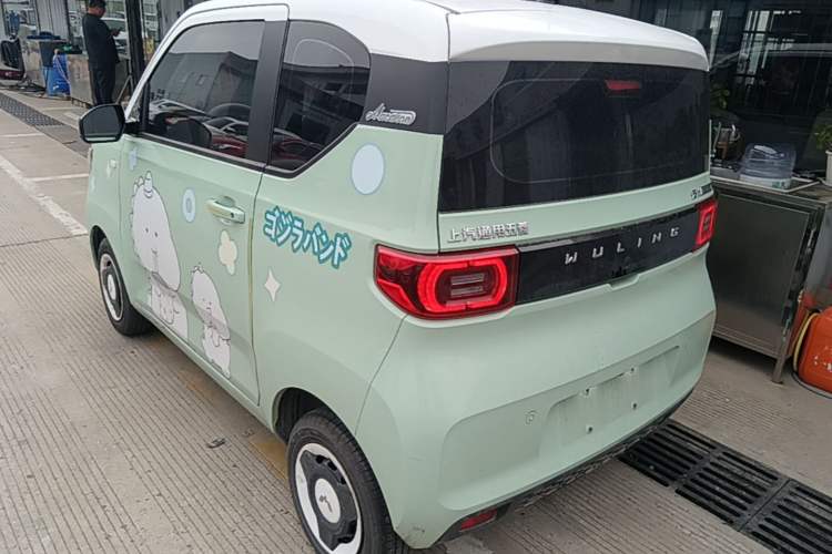 Used Wuling Hongguang MINIEV 2022 Macaron Premium Model – Lithium Iron Phosphate Rear Left 45 Deg