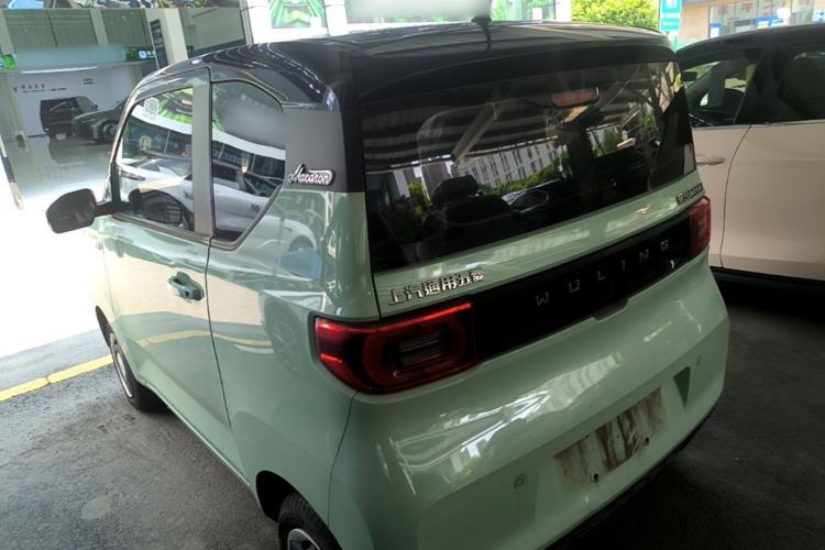 Used Wuling Hongguang MINIEV 2022 Macaron Fashion Edition Lithium-Nickel-Cobalt-Alpha-oxide Rear Left 45 Deg