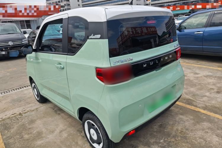 Used Wuling Hongguang MINIEV 2022 Macaron Fashion Model Lithium Iron Phosphate Rear Left 45 Deg