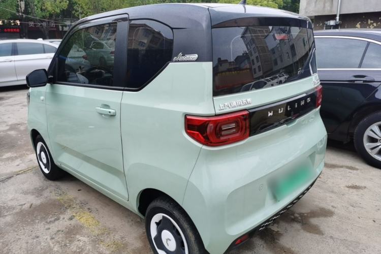 Used Wuling Hongguang MINIEV 2022 Macaron Fashion Model Lithium Iron Phosphate Rear Left 45 Deg
