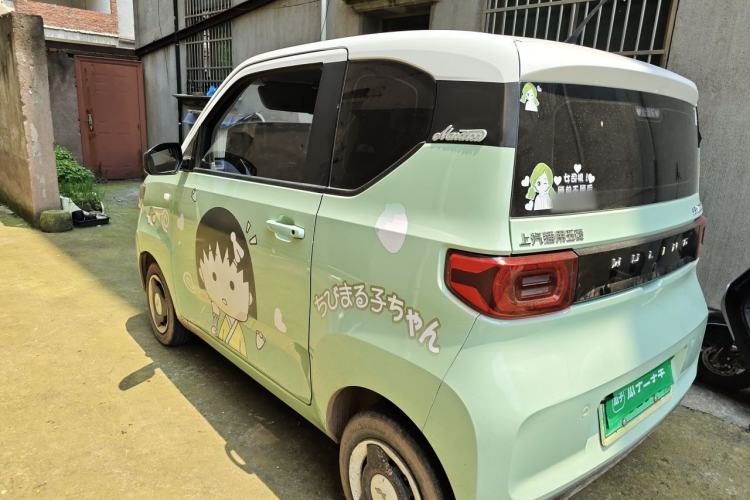 Used Wuling Hongguang MINIEV 2022 Macaron Premium Model – Lithium Iron Phosphate Rear Left 45 Deg