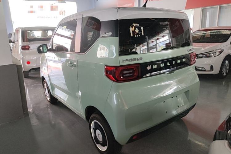 Used Wuling Hongguang MINIEV 2022 Macaron Fashion Model Lithium Iron Phosphate Rear Left 45 Deg