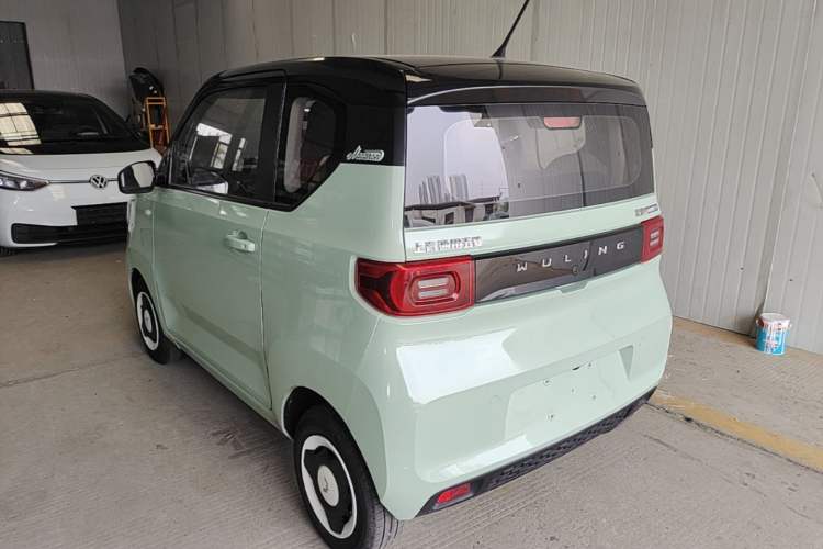 Used Wuling Hongguang MINIEV 2022 Macaron Premium Model – Lithium Ternary Battery Rear Left 45 Deg