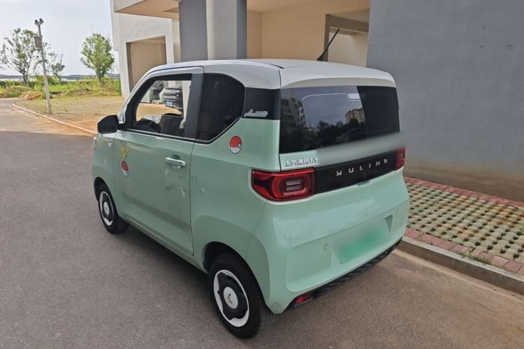Used Wuling Hongguang MINIEV 2022 Macaron Fashion Model Lithium Iron Phosphate Rear Left 45 Deg