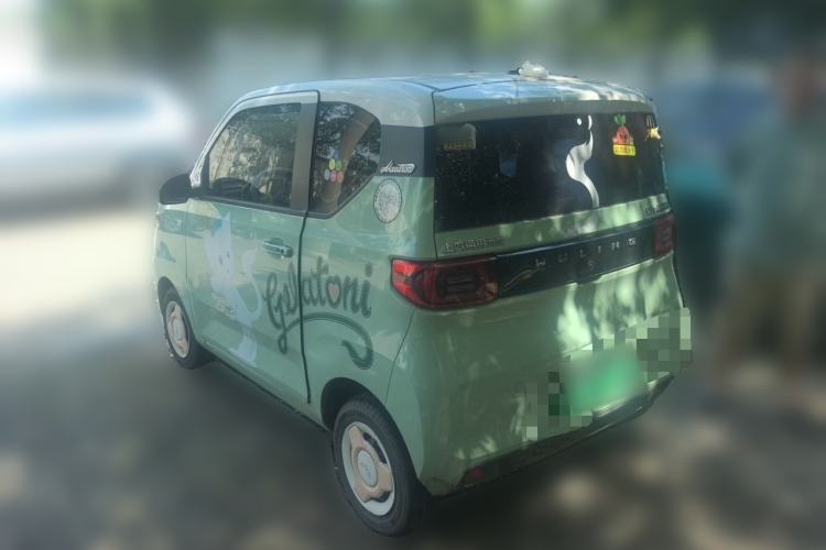 Used Wuling Hongguang MINIEV 2022 Macaron Premium Model – Lithium Ternary Battery Rear Left 45 Deg