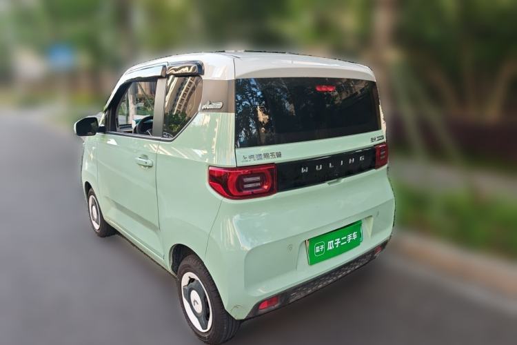 Used Wuling Hongguang MINIEV 2022 Macaron Fashion Model Lithium Iron Phosphate Rear Left 45 Deg