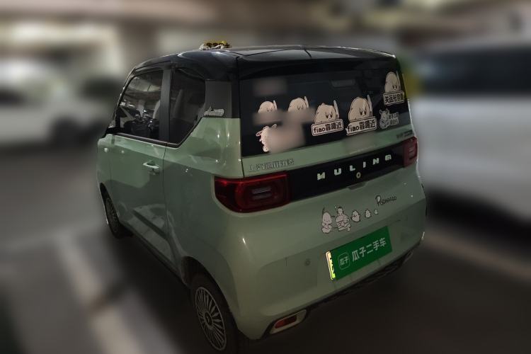 Used Wuling Hongguang MINIEV 2022 Macaron Fashion Model Lithium Iron Phosphate Rear Left 45 Deg