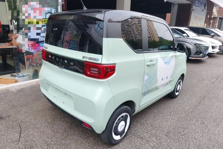 Used Wuling Hongguang MINIEV 2022 Macaron Premium Model – Lithium Ternary Battery Rear Right 45 Deg