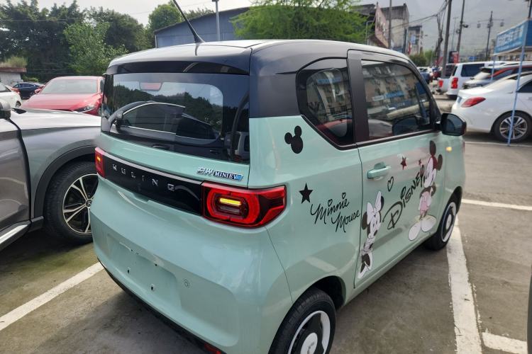 Used Wuling Hongguang MINIEV 2022 Macaron Premium Model – Lithium Ternary Battery Rear Right 45 Deg