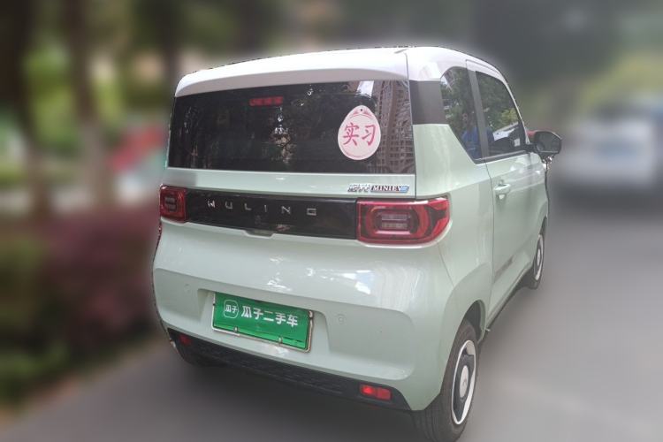 Used Wuling Hongguang MINIEV 2022 Macaron Premium Model – Lithium Ternary Battery Rear Right 45 Deg