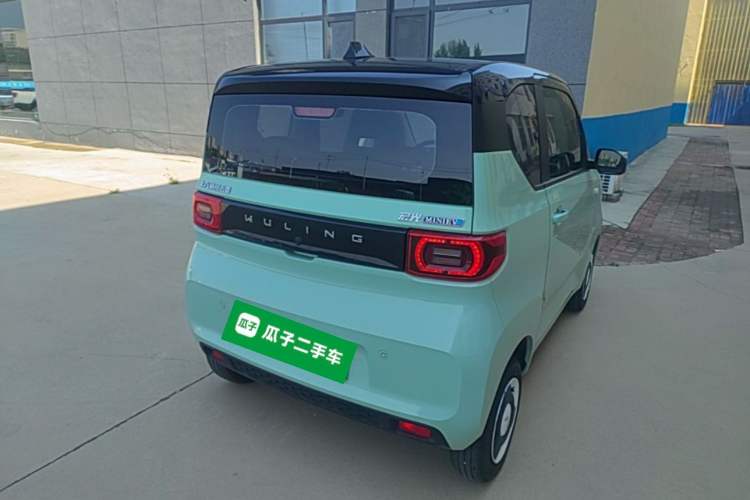Used Wuling Hongguang MINIEV 2022 Macaron Fashion Edition Lithium-Nickel-Cobalt-Alpha-oxide Rear Right 45 Deg