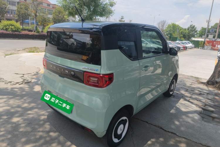 Used Wuling Hongguang MINIEV 2022 Macaron Fashion Model Lithium Iron Phosphate Rear Right 45 Deg
