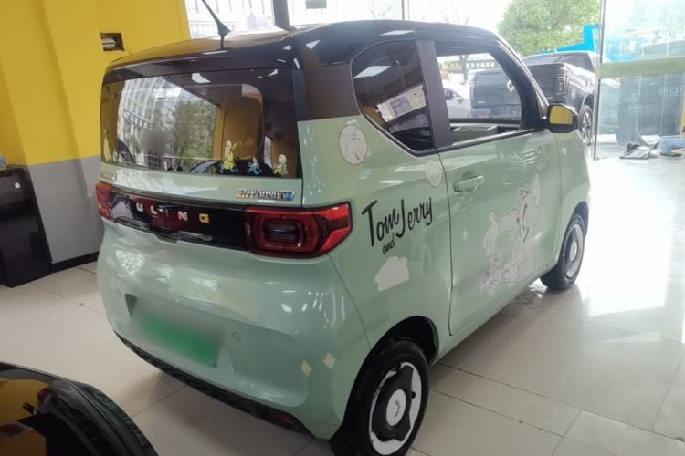 Used Wuling Hongguang MINIEV 2022 Macaron Premium Model – Lithium Iron Phosphate Rear Right 45 Deg